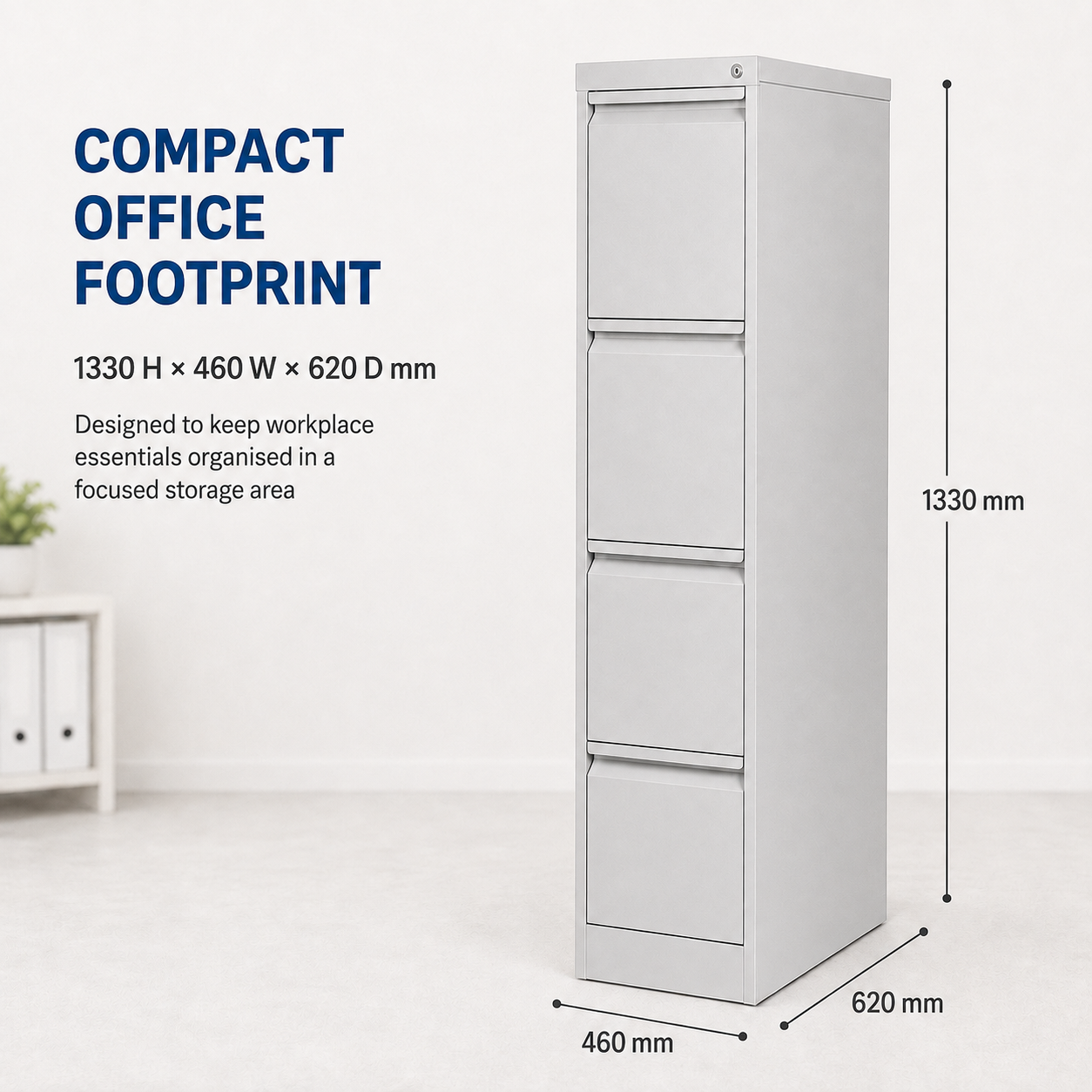 TreeJar 4 drawer lateral file cabinet Skyland STEL SSC - 20 - view 5